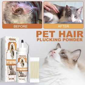 Pet ear hair plucking powder,  ear cleaning powder