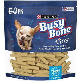 Busy Bone Pork Long Lasting Chews for Dogs, 35.4 oz Pouch