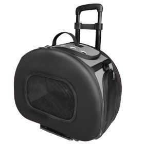Tough-Shell Wheeled, Collapsible.Final Destination Pet Carrier