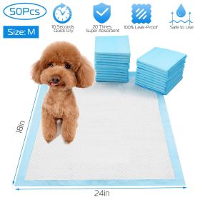 50Pcs/Set Puppy Dog Training Pads, Cat Wee Mats Potty-Train