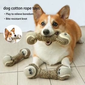 Toothbrush Chew, Premium Cotton-Poly Tug Toy For Dogs