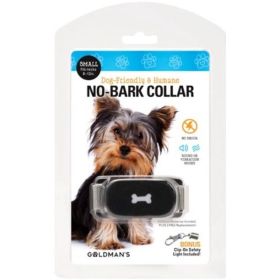 Goldman's No-Bark Training Dog Collar - Size Small