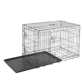 Cat or Dog Folding Steel Crate Animal Playpen, Wire Metal