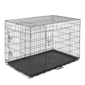 48" Pet Kennel Cat or Dog,,Folding Steel Crate,Wire Metal