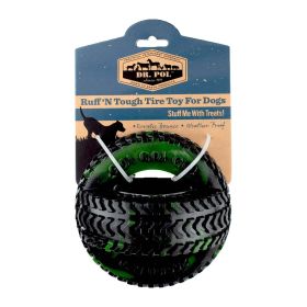 Dr. Pol Green TPR Thread Tire Fetch & Chew Dog Toy