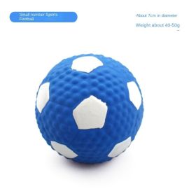 Natural Latex Rubber Dog Balls;  Soft ;  Bouncy & Durable (Colour: Small size latex football)