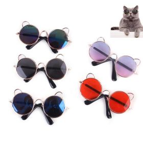 Cat Glasses, Dog Glasses, For Little Dog Cat Eye-Wear Sunglasses (Color: Red)