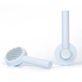 Ai Wo Pet Comb, Comb Pet Brush, Hair Remover (Specifications: PLUS style, Colour: Comb 9- Blue)