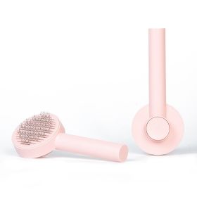 Ai Wo Pet Comb, Comb Pet Brush, Hair Remover (Specifications: PLUS style, Colour: Comb 9- Pink)