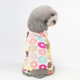Pet Pajamas For Small & Medium Dogs; Cute Dog Pajamas Cat Jumpsuit; Pet Apparel; pet clothing (Color: Yellow duck, size: Xl)