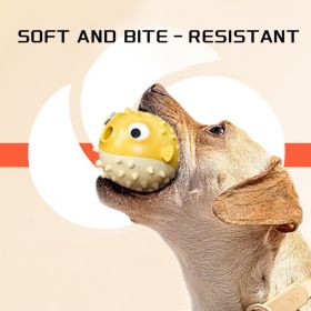 Dog Squeaky Toys For Aggressive Chewers (Color: Yellow)