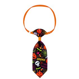 Halloween Dog Accessoires, Small Dog Bow Tie, Skull Pet Supplies, (Style: 8)