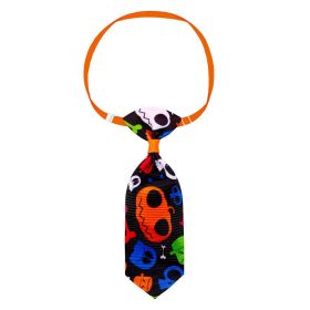 Halloween Dog Accessoires, Small Dog Bow Tie, Skull Pet Supplies, (Style: 1)