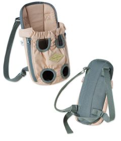 Fashion Designer Front and Backpack Dog Carrier (Color: Pink, size: medium)