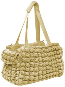 Pet Life 'Bubble Vogue', Fashion Designer Pet Carrier (Color: Gold)