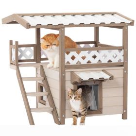 New Style Wood Pet House (Color: White, Type: Pets)