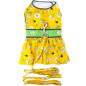 Dog Dress with Matching Leash (size: large)