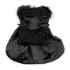 Dog Coat Harness  Fur Collar with Matching Leash
